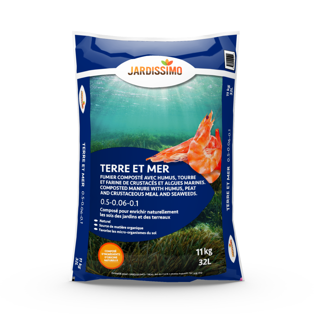 Fumier composté Terre & Mer